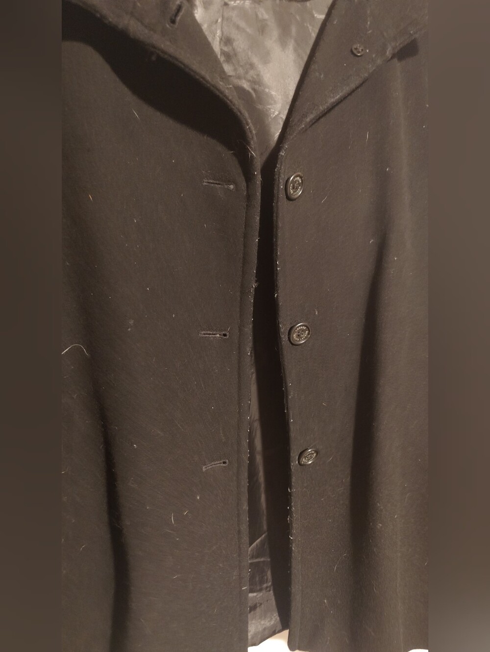 Ralph Lauren Black Men's Casual Button-Down Shirt Jacket